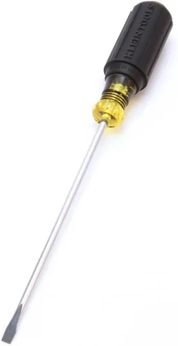 Miniatura 3 de Klein Tools 601-4 desarmador de punta de gabinete de 3/16 pulgadas, 6 pulgadas
