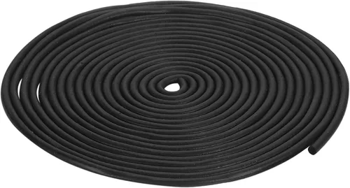 Miniatura 22 de uxcell Tira de sellado de goma de espuma, 0.197 in (13/64 pulgadas) de diámetro, 23.0 ft (22.96 pies) de caucho EPDM redondo largo para juntas