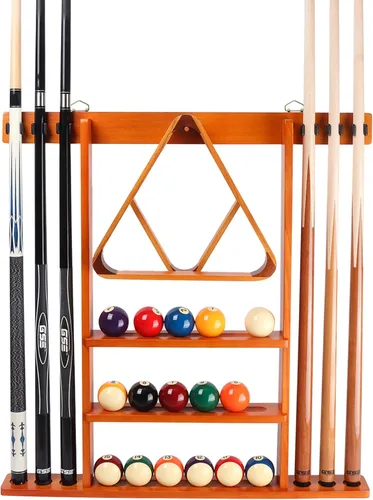 Miniatura 12 de GSE Games & Sports Expert Estante de Montaje en Pared con Contador de Puntuación Solamente, Estante de Montaje en Pared Colgante que Sostiene 6/8