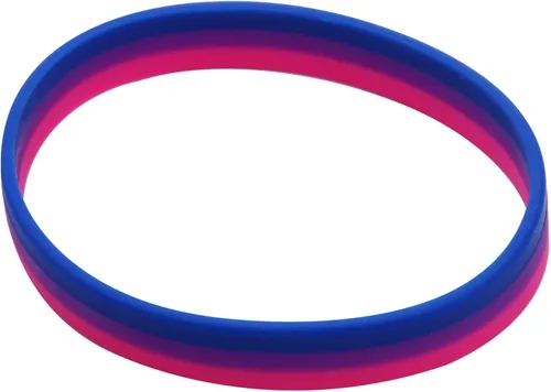 CHOORO LGBT - Pulsera de orgullo gay, pulsera de goma de silicona arcoíris LGBTQ, joyería de orgullo gay
