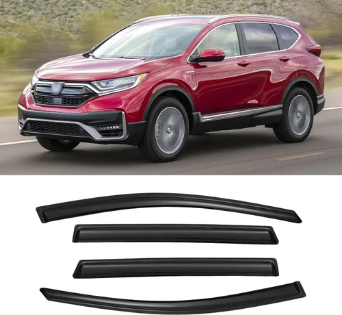 Miniatura 87 de Visera de ventana para Honda Civic 2022-2025, protectores de lluvia de canal exterior, escudos, deflector de ventilación, sombra, viento, humo