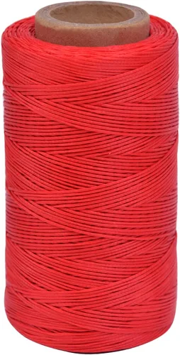 Miniatura 8 de Hilo encerado, 284 yardas, 150D 0.031 in de cuero, hilo encerado para reparación de zapatos, encuadernación, cuero, manualidades, bricolaje (beige)