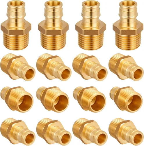 Miniatura 12 de 1 "X 1" Codo de 90 grados Pex A Accesorios de expansión Accesorios de latón Herramienta de crimpado Pex para conexión de tubería de tubería, ASTM