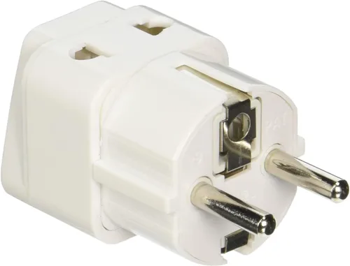 Miniatura 16 de Adaptador de enchufe de alimentación universal de 2 entradas, paquete de 3 unidades, tipo B, certificado CE para teléfonos móviles, portátiles