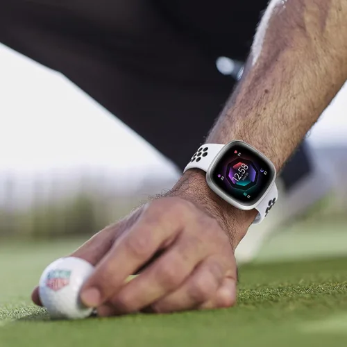 Miniatura 6 de Maledan Correas deportivas transpirables para Fitbit Versa 3/4, Sense/Sense 2, correas de repuesto para hombres y mujeres, accesorios para relojes