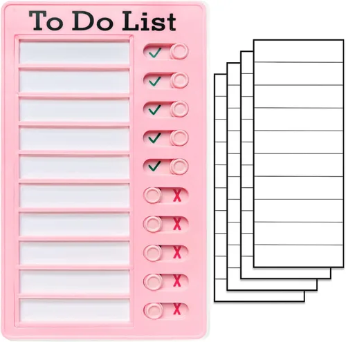Miniatura 9 de Tabla de tareas para niños, lista de tareas, tabla de rutina diaria y lista de verificación de planificación y tabla de planificación portátil