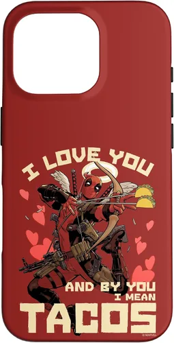 Miniatura 44 de Marvel Deadpool I Love You and by You I Mean Tacos - Carcasa para iPhone 17