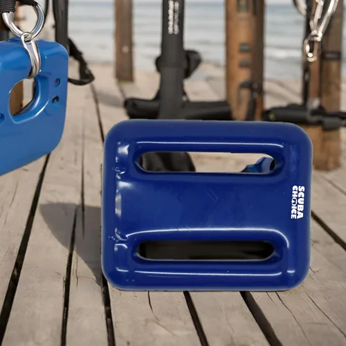 Miniatura 3 de Scuba Choice Pesas de buceo con revestimiento de vinilo, peso de buceo compacto y duradero, control de flotabilidad preciso, estabilidad mejorada