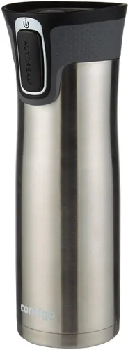 Miniatura 5 de Contigo AUTOSEAL West Loop - Taza de viaje de acero inoxidable aislada al vacío con tapa fácil de limpiar, 12 onzas, arándano