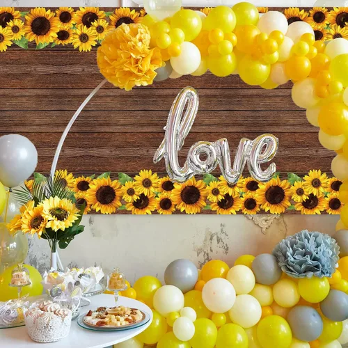 Miniatura 6 de Tegeme 1 mantel rústico de plástico con grano de madera de girasol, estilo vintage, rectangular, mantel para mesa de comedor, cocina, fiesta