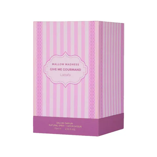 Miniatura 3 de Lattafa Mallow Madness Eau de Parfum de la Colección Give Me Gourmand, Fragancia Dulce Gourmand, Malvavisco y Vainilla, en Spray, 75 ml, de Larga