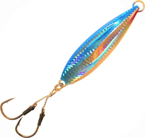 Calissa Offshore Tackle Plantilla de caída rápida 80g 150g 250g 68kg Ganchos de asistencia 3/0 Mariposa - Plantilla de velocidad vertical de paso