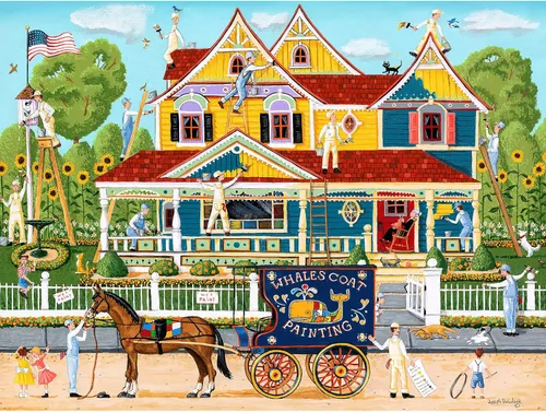 RoseArt - Puzzle Collector - Painted Lady - Rompecabezas de 500 piezas para adultos