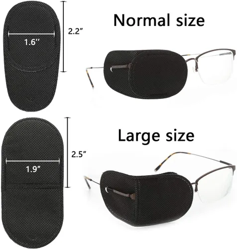 Miniatura 4 de Parches para ojos para adultos y niños, parche para ojos para lentes para tratar ojos perezosos, ambliopía, estrabismo para ojos izquierdos