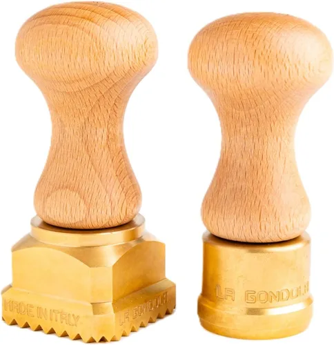 Miniatura 10 de La Gondola Sello casero para ravioles – redondo festonado de 1.97 pulgadas Herramienta para hacer pasta italiana para el hogar y los negocios