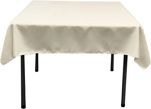 Miniatura 104 de LA Linen. Mantel cuadrado de popelina de poliéster