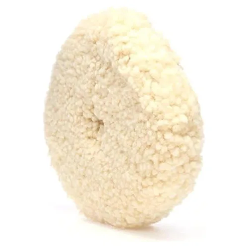 Miniatura 11 de Woolous Almohadilla de pulido de lana de 7 pulgadas - 100% lana de cordero torcida para pulir pulido compuesto con gancho y bucle para detalles