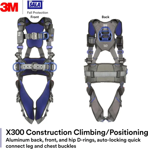Miniatura 2 de 3M Arnés de seguridad de posicionamiento de escalada de construcción de confort Protección contra caídas