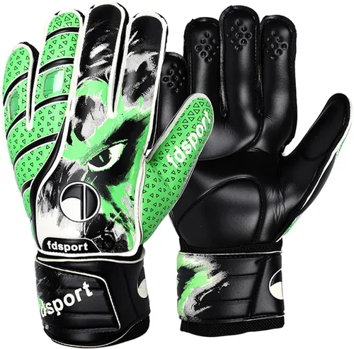 Miniatura 9 de Portero de fútbol con guantes de portero de látex antideslizantes para adultos, hombres y mujeres, guantes de fútbol de entrenamiento con fuertes