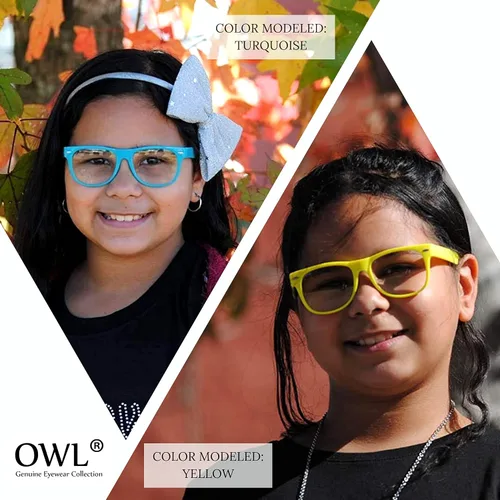 Miniatura 20 de OWL Los lentes transparentes de colores para niños protegen los ojos de los niños de UVB UVA