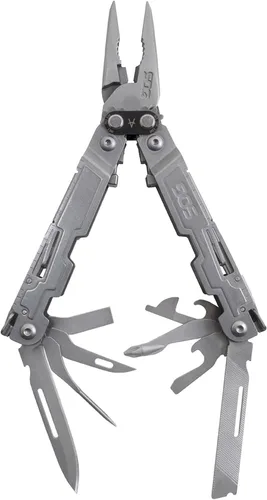 Miniatura 7 de Multiherramienta SOG PowerAccess versátil, ligera, de una mano, apta para el día a día, de bolsillo, de acero inoxidable para el campo 18 Negro