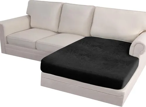 Miniatura 123 de Funda de cojín para sofá con aspecto de cuero, 1 unidad, elástica, para sala de estar, funda de cojín individual para sofá, protector de asiento