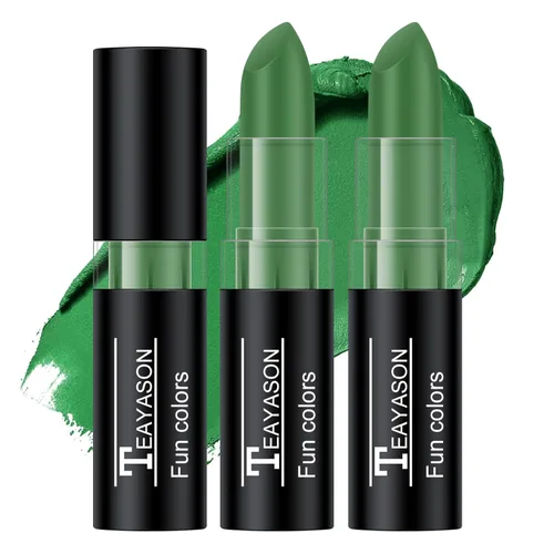 Miniatura 11 de 2Pcs Royal Blue Face Body Paint Stick, Royal Blue Lipstick Makeup Eyeblack for World Cup2026/Baseball/Football/Halloween/Cosplay Party Makeup Cream