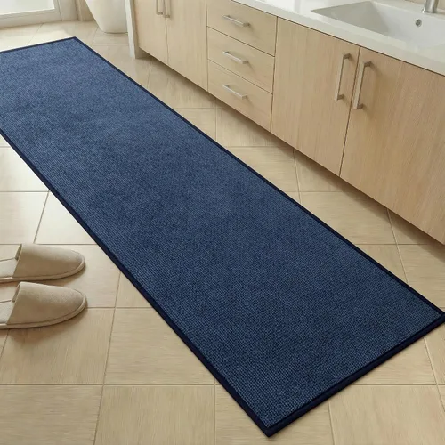 Miniatura 31 de YIHOUSE Juego de 2 tapetes de baño, color beige, ultrafino, absorbente, antideslizante, para baño, lavable, ducha, lavabo, lavandería