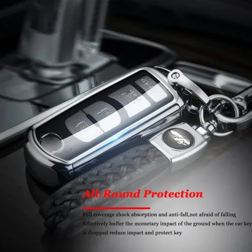 Miniatura 6 de Funda para llavero compatible con Mazda 2 3 5 6 8 CX-3 CX-4 CX-5 CX-7 CX-9 Atenza Axela MX5 Speed3 Miata 2/3/4 botón de protección completa con Azul