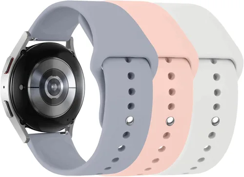 Miniatura 12 de Paquete de 3 correas para Samsung Galaxy Watch 6/6 Classic Band 1.575 in 1.732 in 1.693 in 1.850 in, Galaxy Watch 5/5 Pro/Galaxy Watch 4, correa