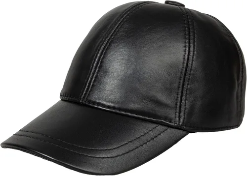 Miniatura 2 de HATSQUARE Gorra de béisbol unisex de cuero genuino