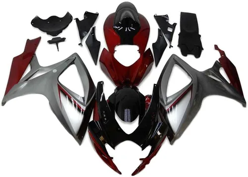 Miniatura 405 de Kit de carenado de inyección azul, negro y blanco para Suzuki GSXR600 GSX750 2006 2007 GSXR 600 GSX-R750 06 07 ABS Carenado de plástico completo