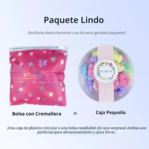 Miniatura 5 de Lazos para el Cabello de Bebé, Lazos para el Cabello de Niños Pequeños Bloom Sin Daño, 120 piezas, Edad 0-8, Sujetador de Cola de Caballo