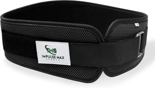 Miniatura 3 de Impulse Max Sport - Cinturón de levantamiento de pesas para hombres y mujeres – Bloqueo automático de 6 pulgadas para levantamiento de pesas