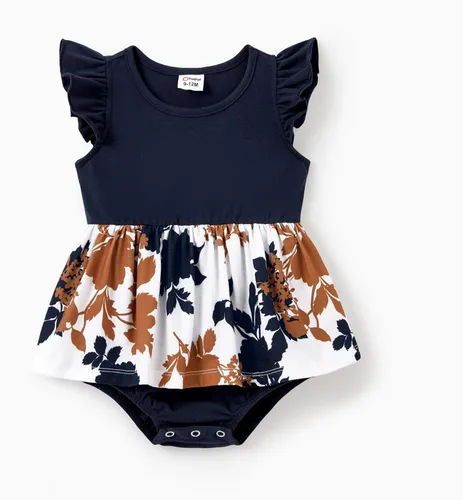 Miniatura 3 de PATPAT Conjuntos de verano a juego para la familia, vestidos y camisetas para mamá y yo, conjuntos de camisetas casuales para vacaciones