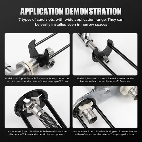 Miniatura 4 de 2 Piezas Llave Multifuncional para Fregadero, Herramienta de Llave para Grifo de Fregadero Herramienta de Fontanería, Llave para Grifo de Fregadero