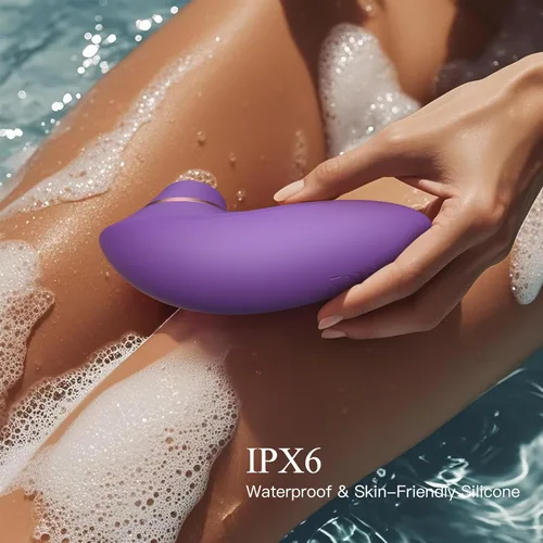 Miniatura 3 de Juguetes para adultos, vibrador de succión de consolador – Estimulador de clítoris 2 en 1 con 9 modos de succión y vibración para mujeres, pezón