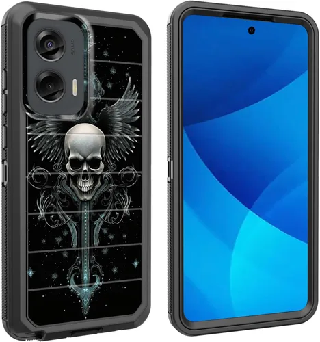 Miniatura 100 de Funda para Moto G Play 4G 2024, cuerpo completo, protección contra caídas, resistente, 3 capas, militar, resistente, duradera, para Motorola Moto G