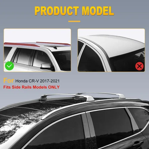 Miniatura 3 de OCPTY Portaequipajes para Honda CR-V 2017-2021, portaequipajes, bolsa de transporte de carga, equipaje, kayak, canoa, bicicleta, snowboard, esquí