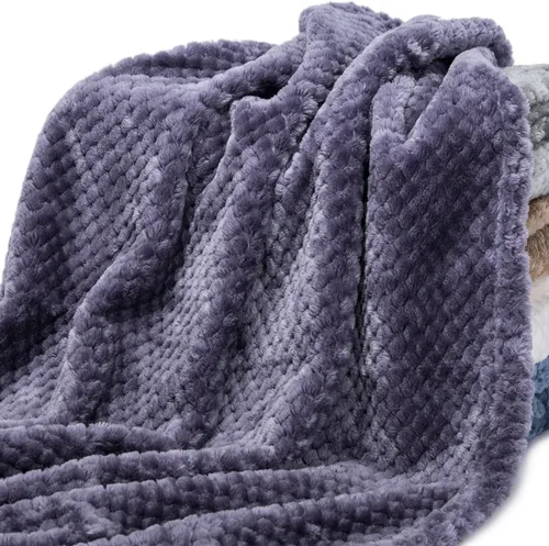 Miniatura 7 de Manta difusa o manta mullida para bebé, suave y cálida y acogedora manta de lana de coral para niños pequeños, bebés o recién nacidos, para cuna