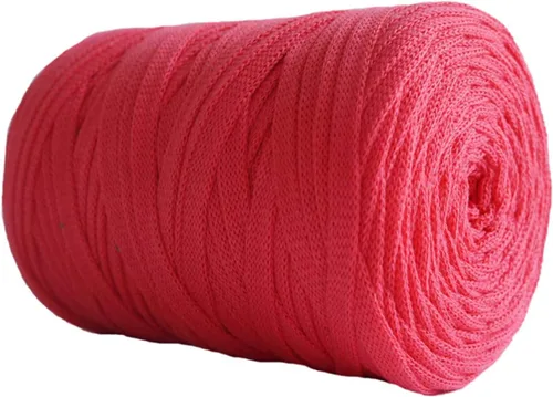 Miniatura 44 de 1 Uds. 8.82 oz 8.1 oz Soild Color Fancy Hilos DIY Bolsa Bolso Alfombra Cojín Algodón Tela Camiseta Hilo Tejer Hilo de Crochet Cesta de Cueva