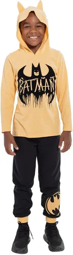 Miniatura 2 de DC Comics Conjunto de sudadera con capucha y pantalones de Batman de la Liga de la Justicia