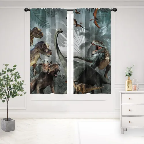 Miniatura 44 de Cortinas de cocina de estilo granja occidental con bolsillo para cortinero, pequeñas y cortas, estilo café rústico, cabaña, puerta de granero