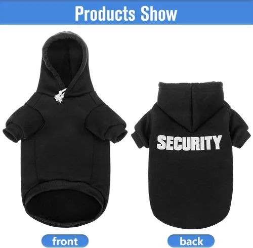 Miniatura 2 de SCENEREAL Sudadera de seguridad con capucha para perros grandes, medianos y pequeños, para niños y niñas, disfraz de perro suave con agujero para #1