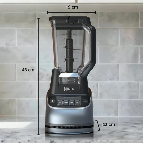 Miniatura 10 de Ninja UltraCrush - Sistema de cocina profesional 1500 W, licuadora de tamaño completo de 72 onzas, procesador de alimentos de 8 tazas y taza