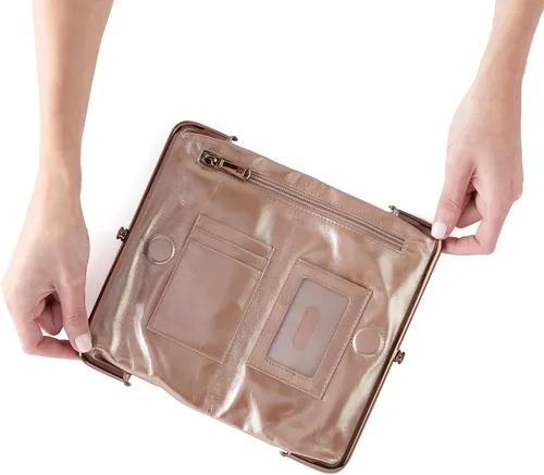 Miniatura 16 de HOBO Cartera de mano de cuero Lauren para mujer