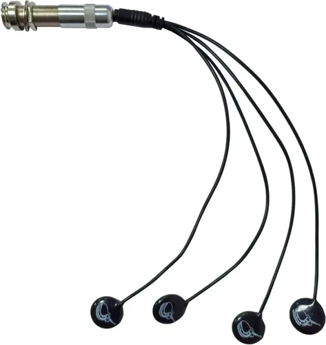 Miniatura 8 de Journey Instruments Pastilla Pasiva Piezoeléctrica para Bajo – EP002K Dos Elementos de Pastilla Pasiva Balanceados Fabricados en Alemania – Pastilla
