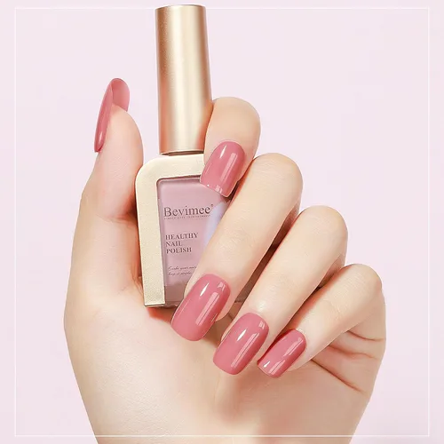 Miniatura 4 de Esmalte de uñas de secado rápido, color rosa, esmalte de uñas transparente, esmalte de uñas de secado rápido regular, a granel, sin gel, de larga
