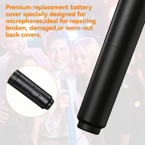 Miniatura 5 de Paquete de 2 fundas de batería de repuesto para micrófono inalámbrico Shure SVX2/PG28, SVX24/PG58, KCX2/PG58 para reparar la parte rota