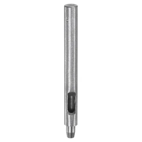HARFINGTON Perforadora de cuero de 0.197 in, recta, redonda, con ojales, remache a presión, fijador para cuero, artesanía, ropa, bolso, cortina de